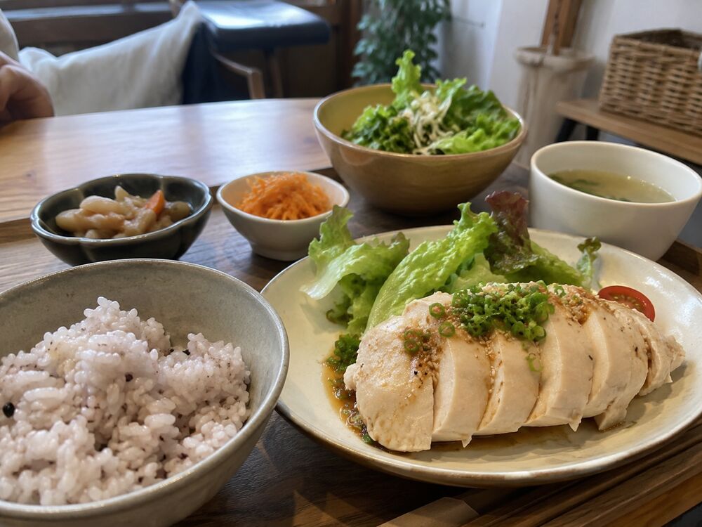 鶏むね定食